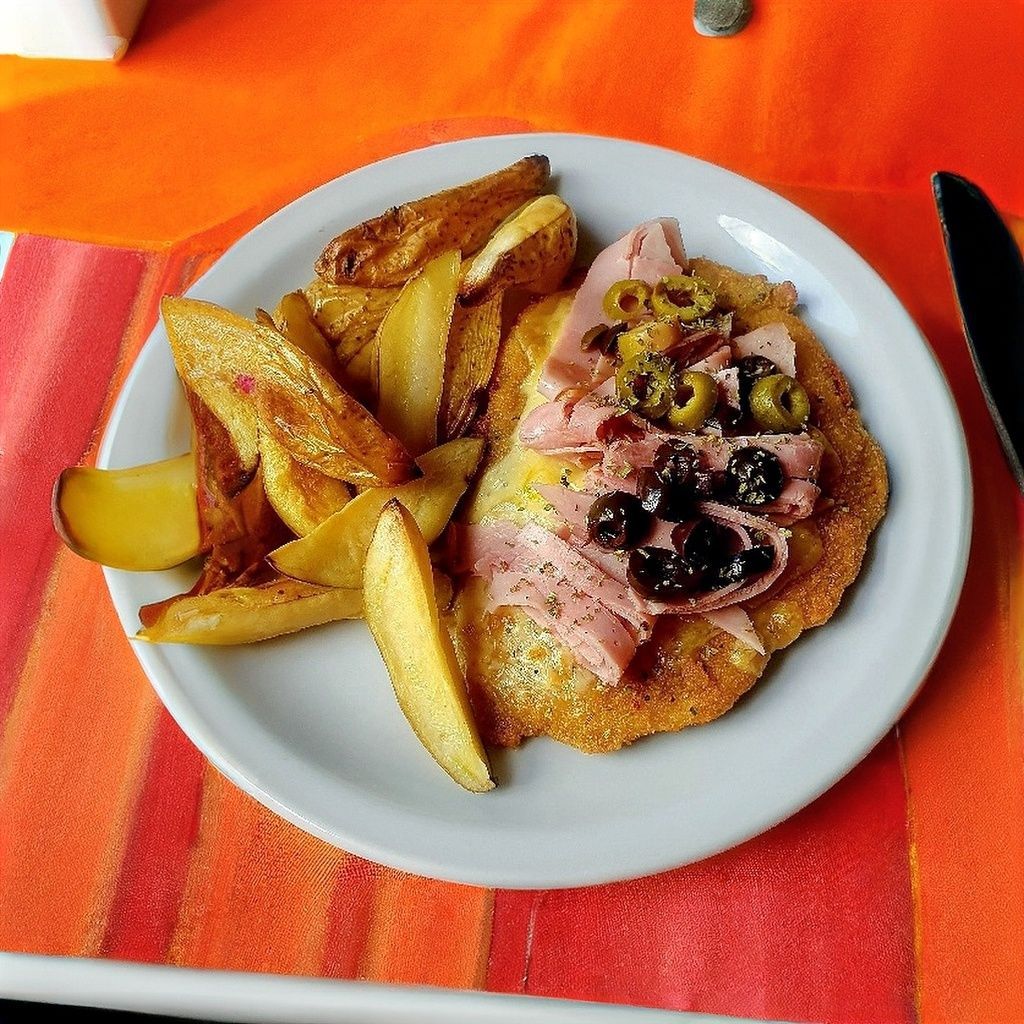 Pizzanesa facu + papas