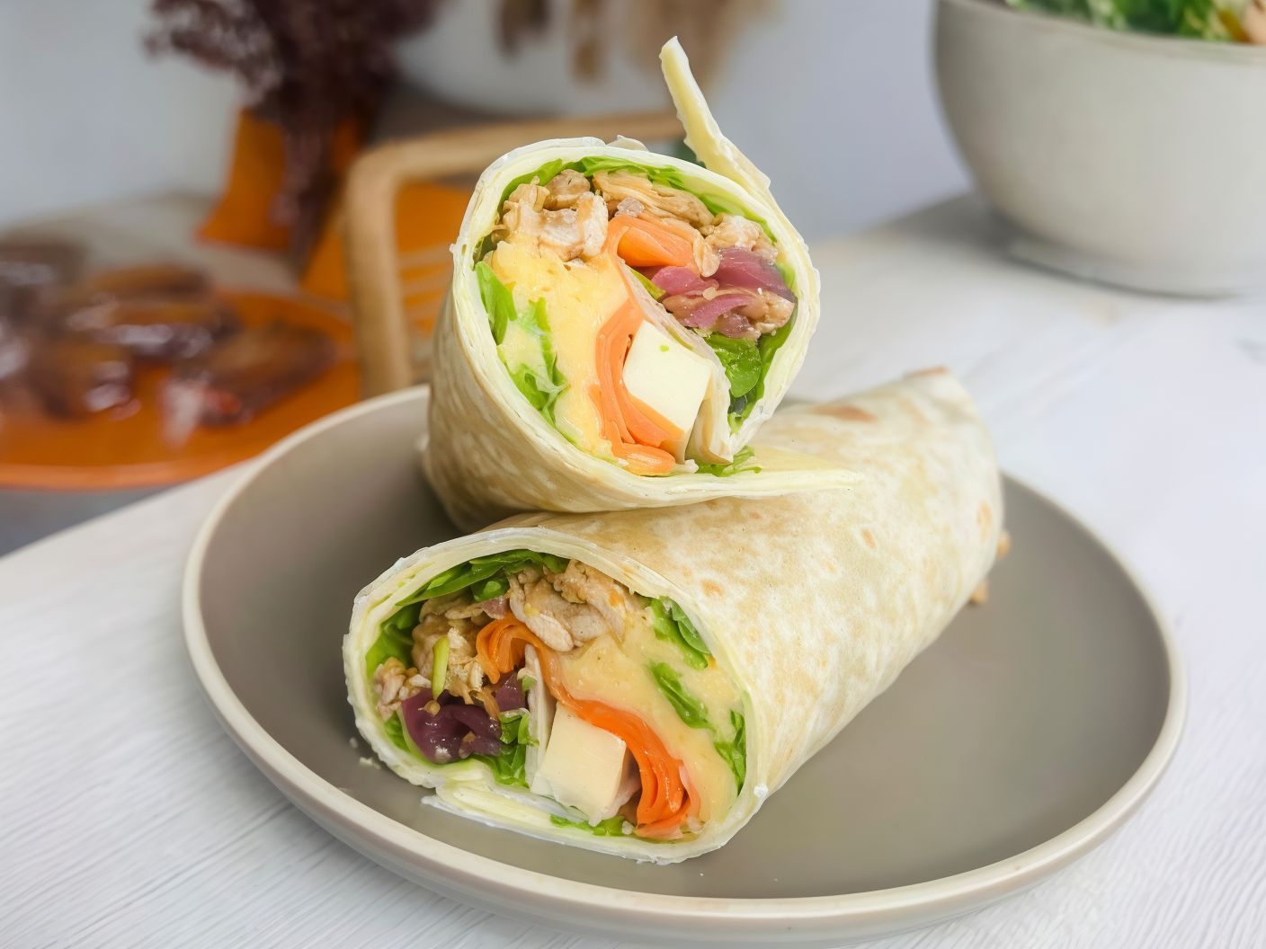 Wraps de cerdo