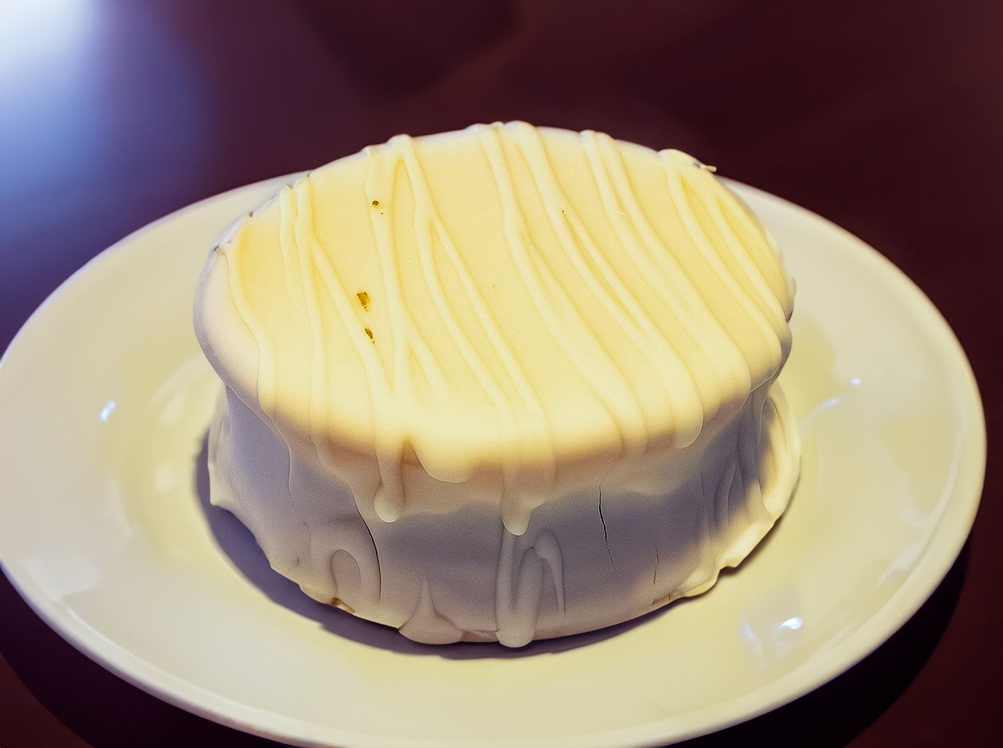 Alfajor de chocolate blanco xl