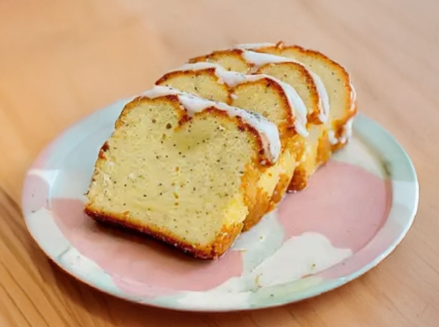 Budín limón y amapolas