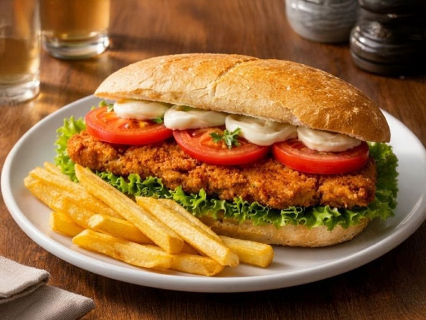 Sandwich milanesa completo