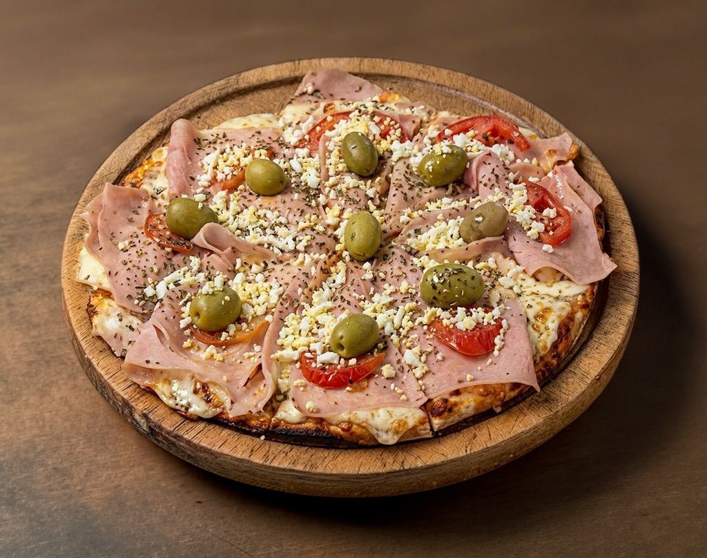 Pizza especial con huevo