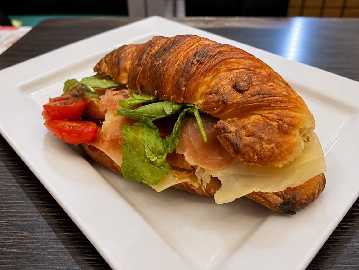 Croissant serrano