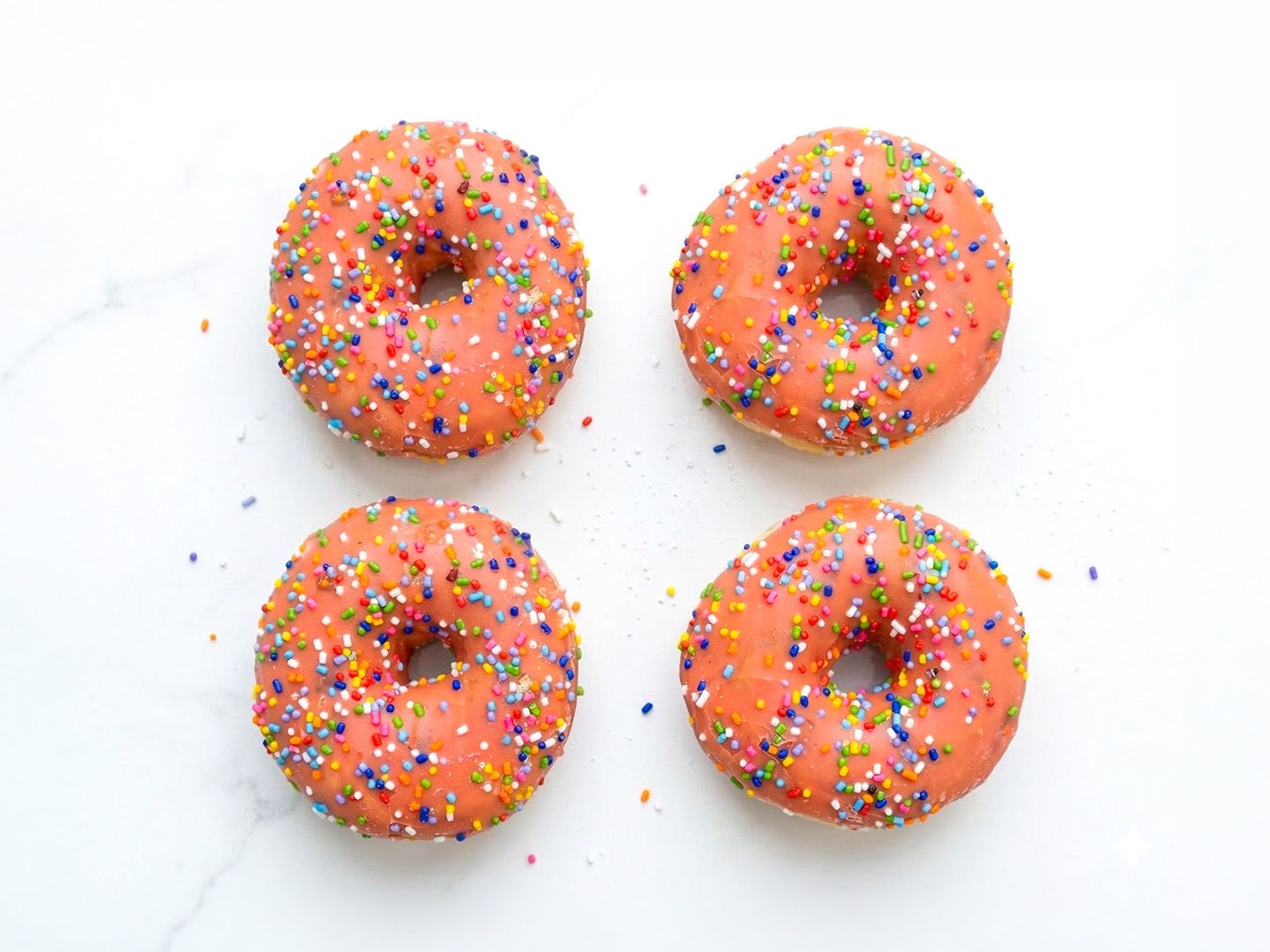 Donuts rosa x4u