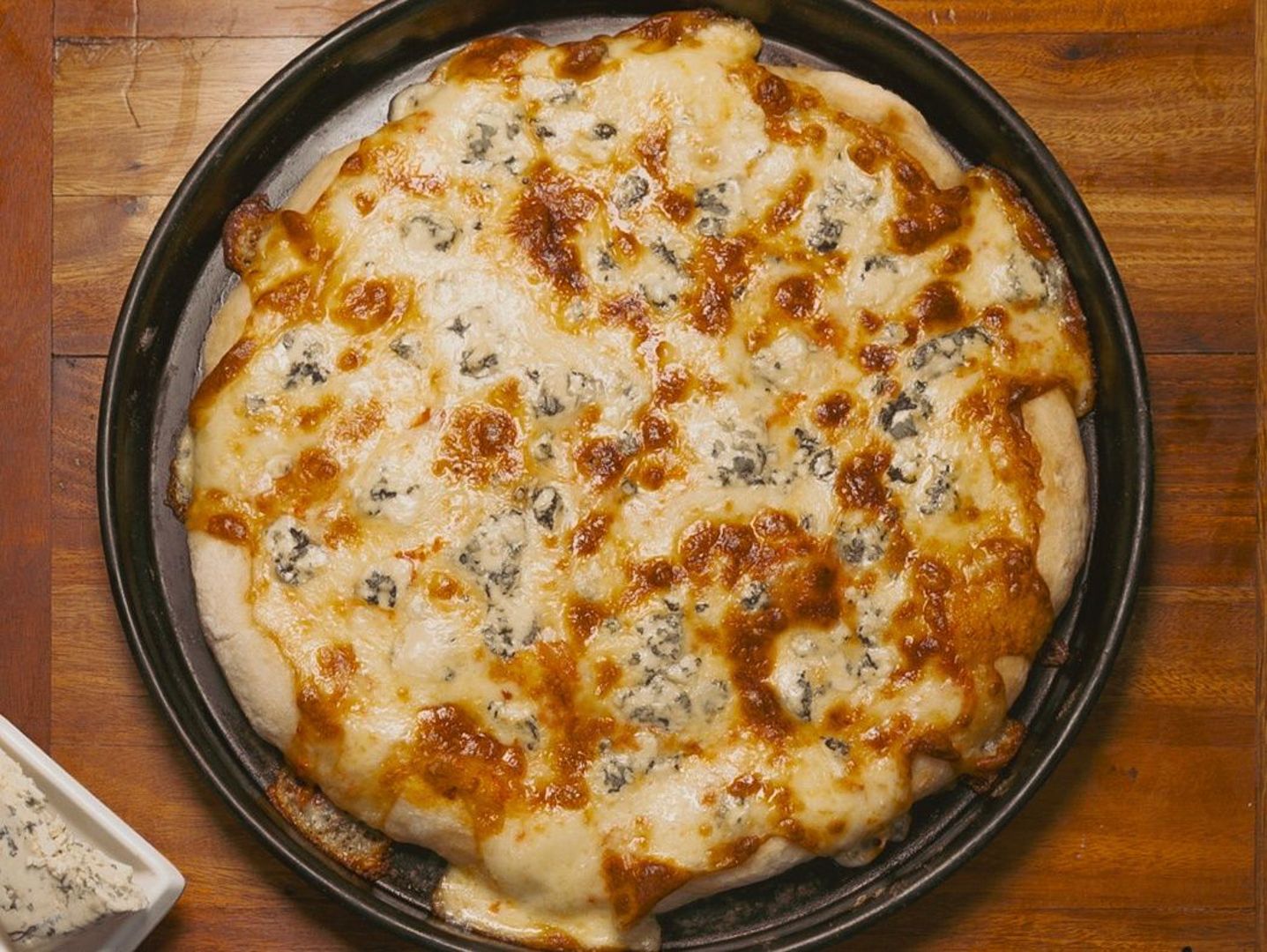 Pizza cuatro quesos