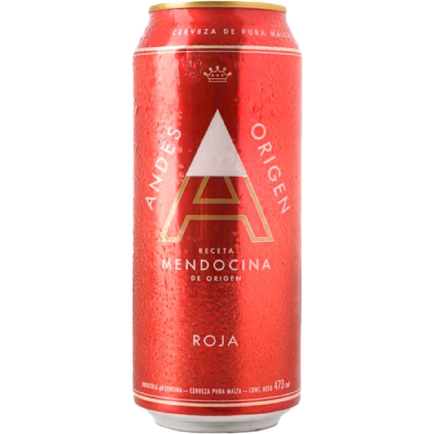 Cerveza andes origen roja