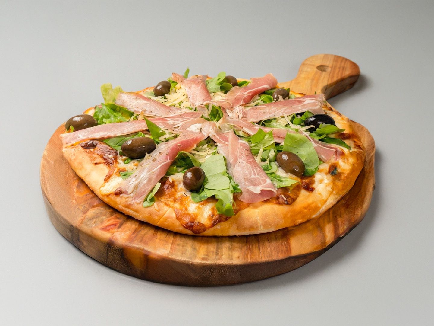 Pizzeta rúcula 4p