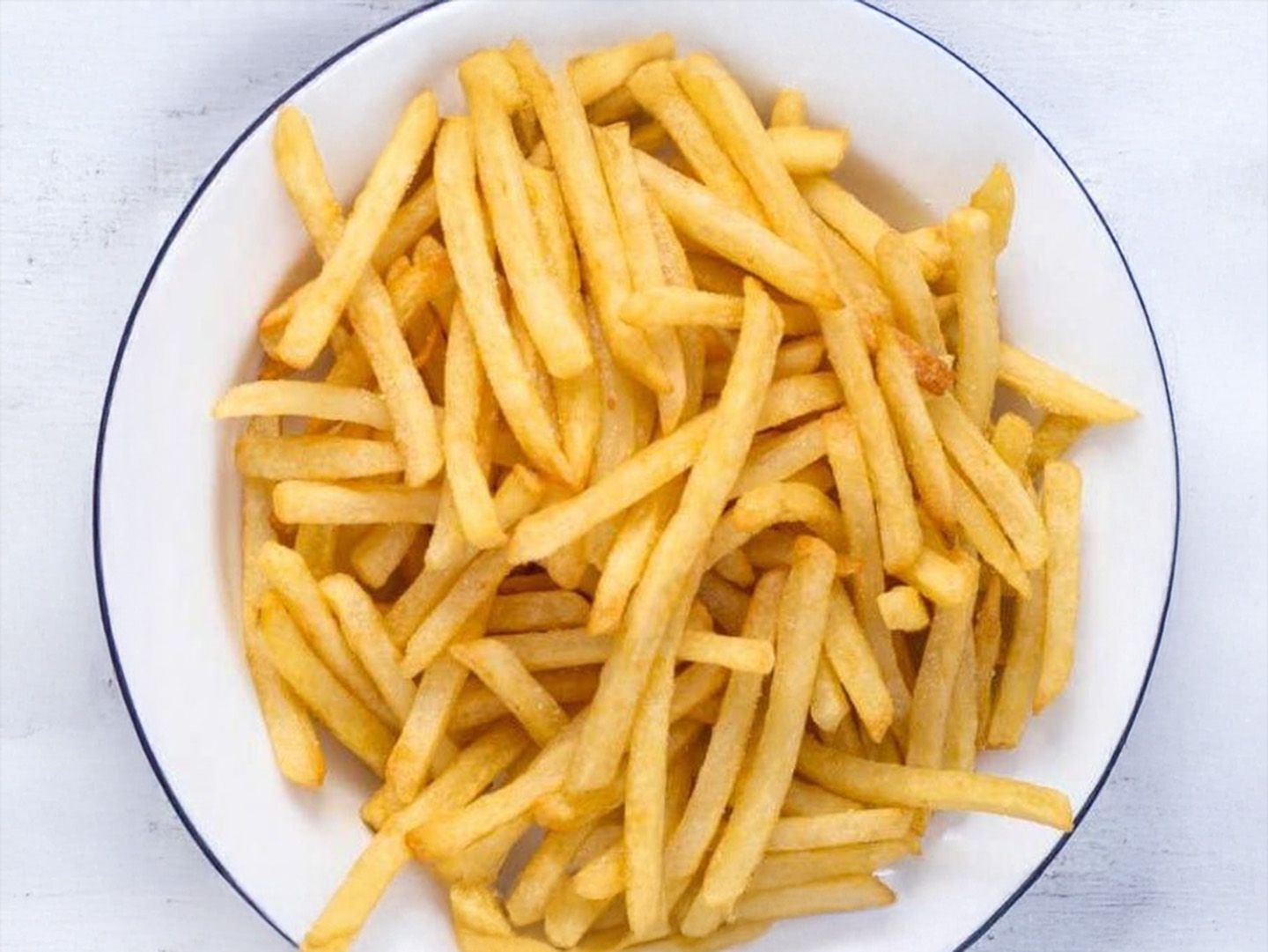 2x porciones de papas fritas simple