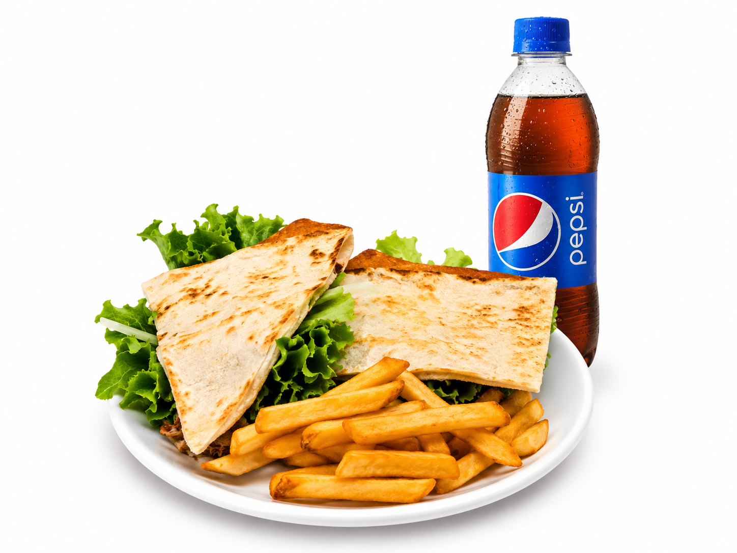 Combo - sándwich de pan árabe