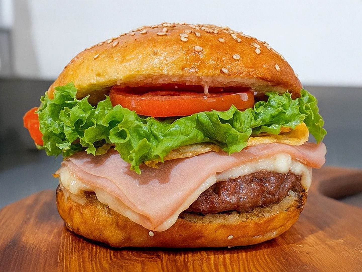 Hamburguesa completa+papas