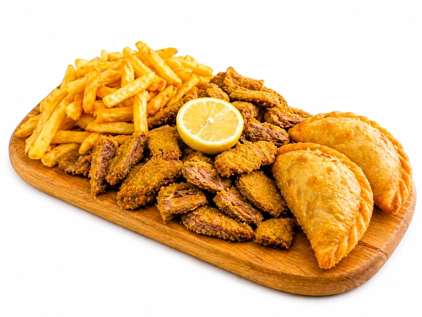 Picada simple+2 empanadas
