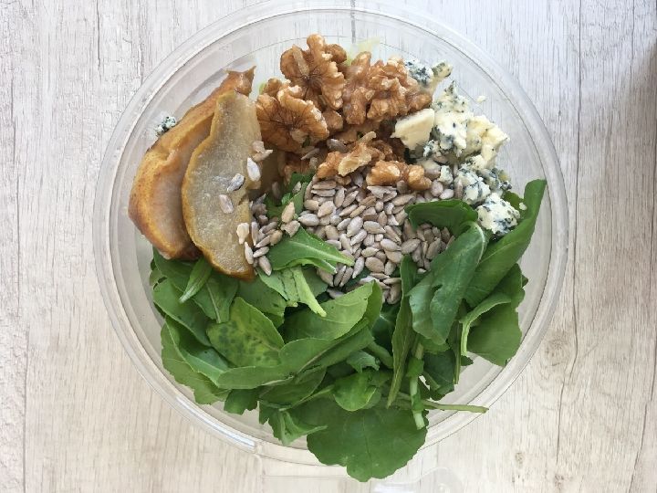 Ensalada peras asadas
