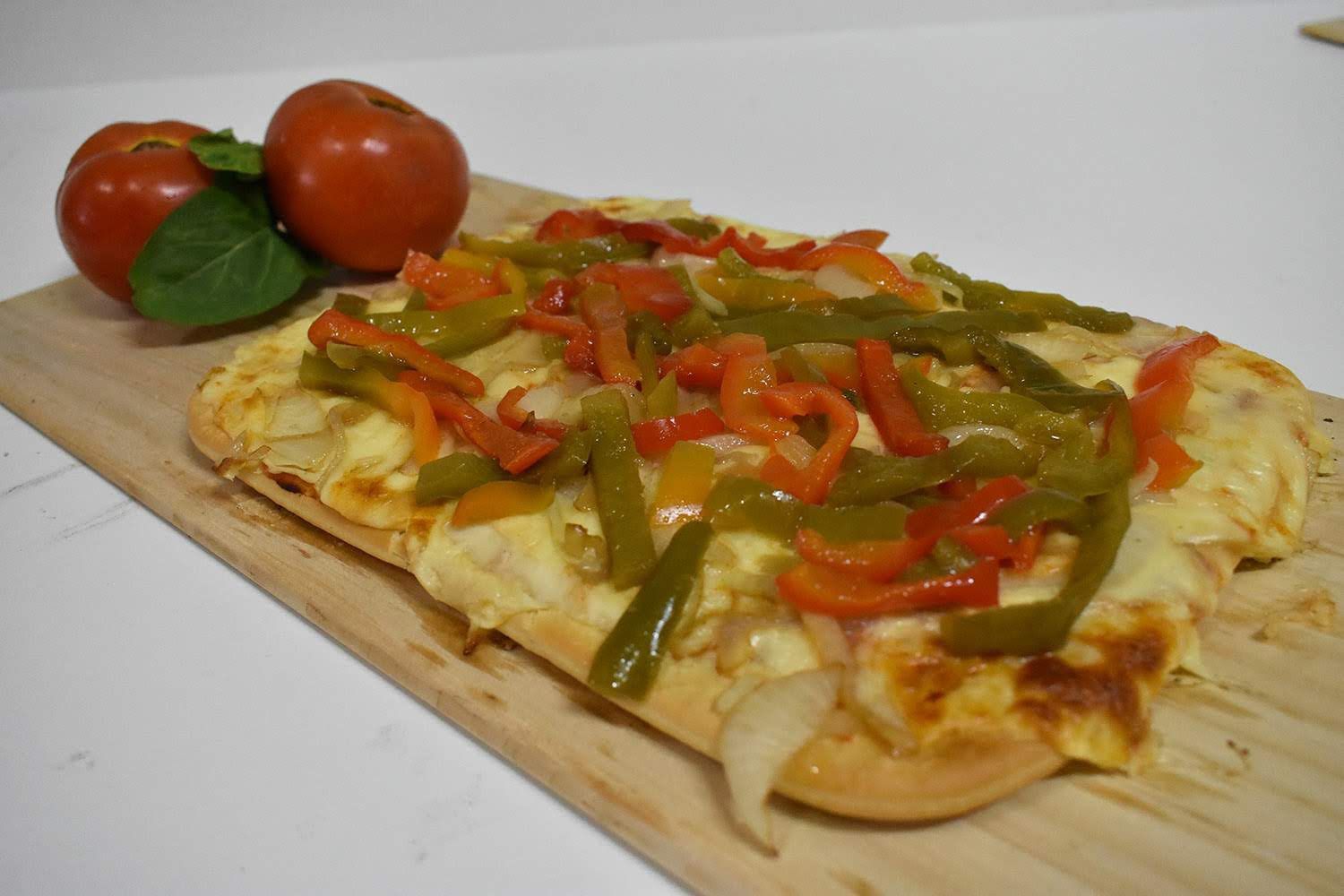 Pizza Con Morrones