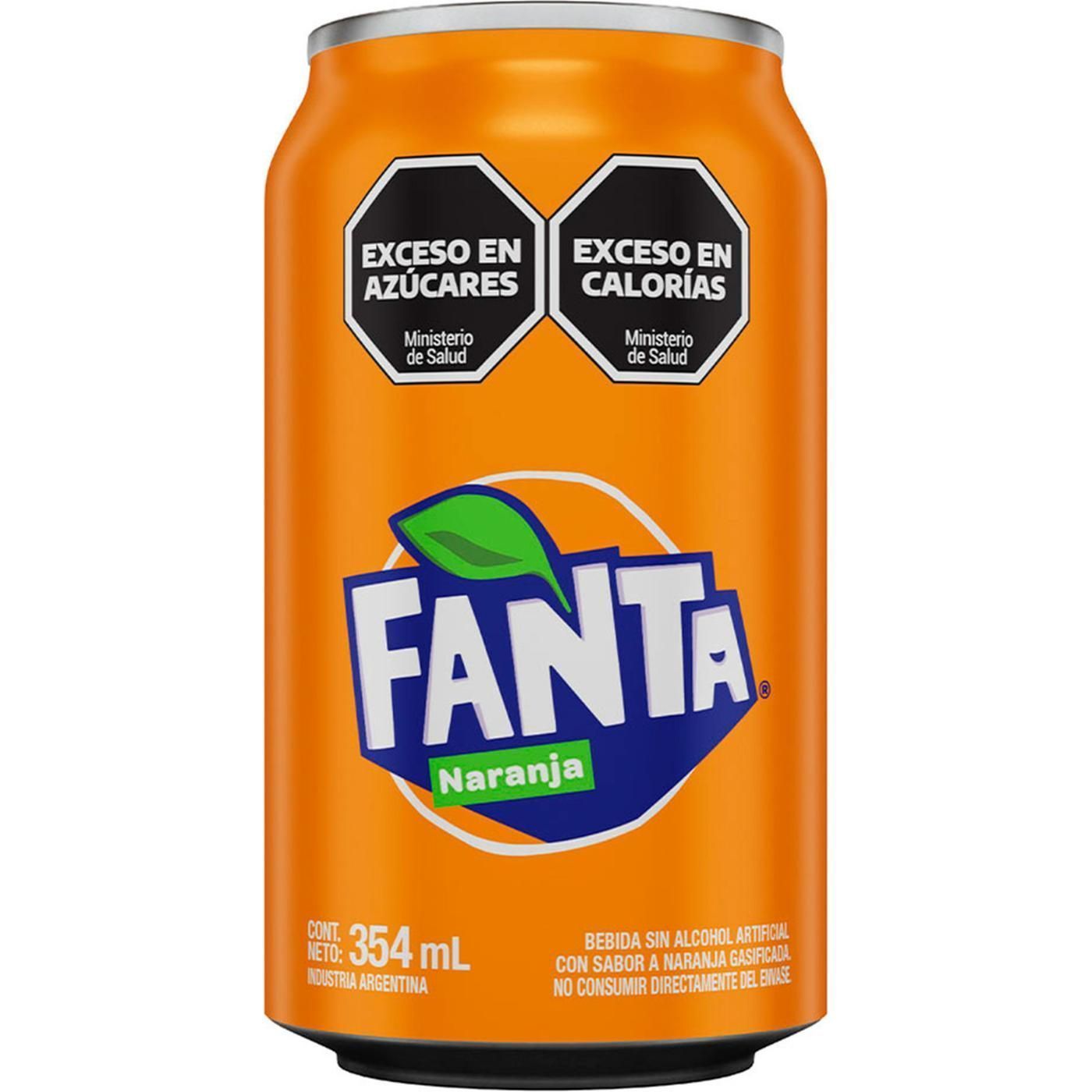 Gaseosa Fanta Naranja 354 ml