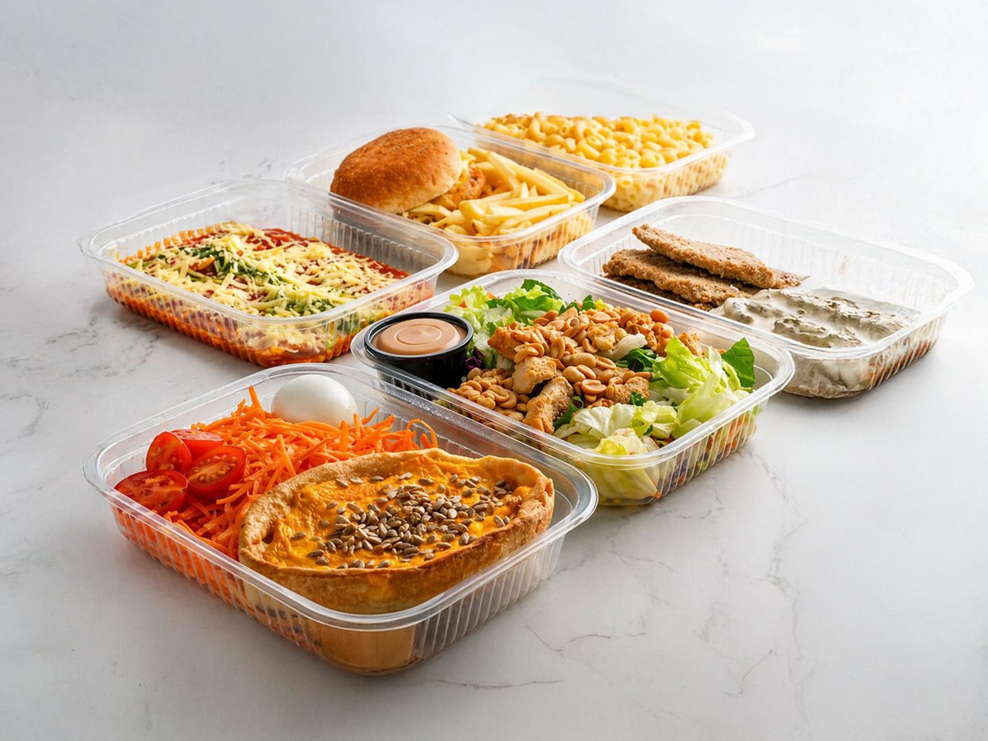 Tortilla de papas y ensalada