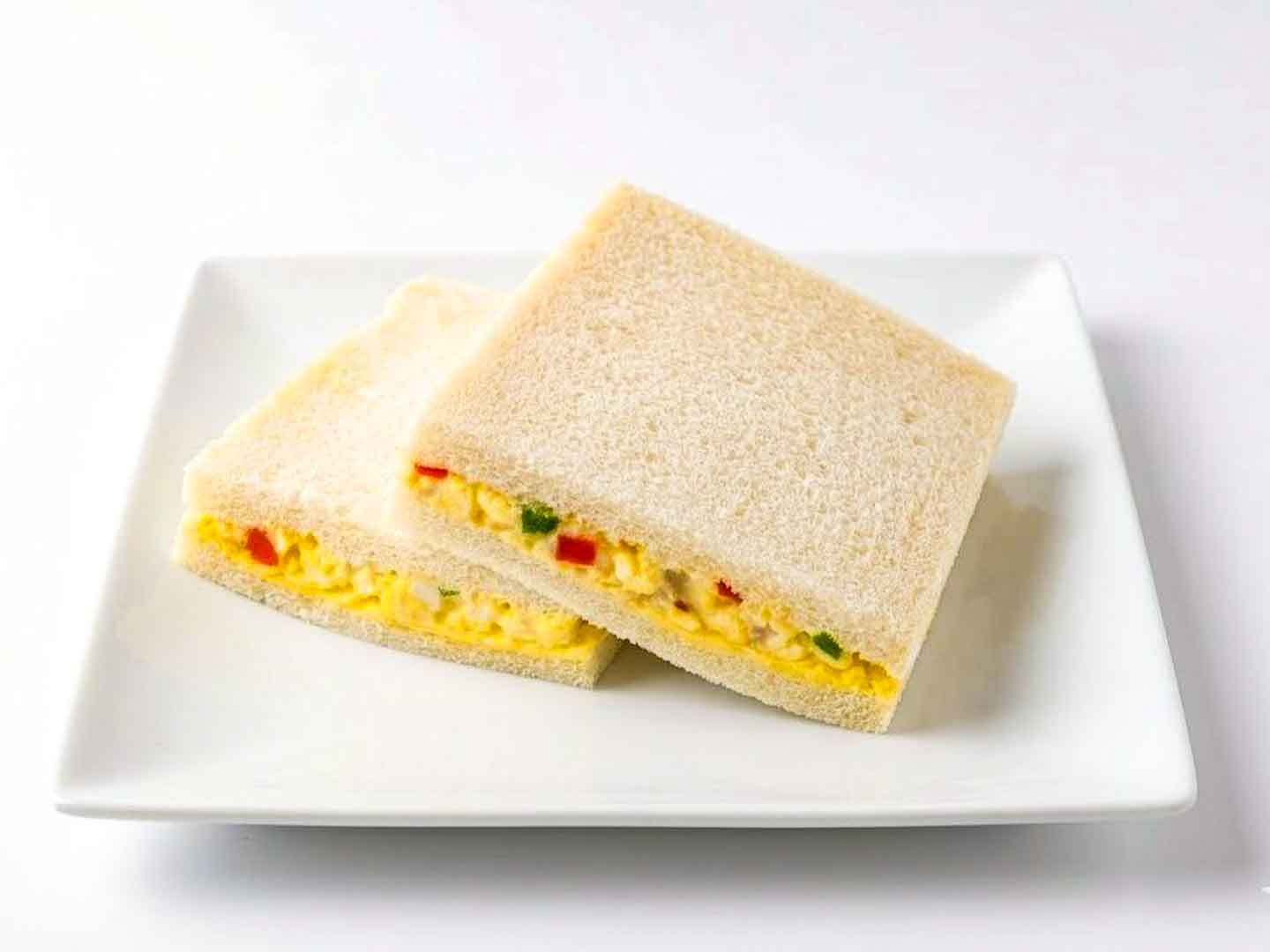 Sándwiches de miga vegetariano