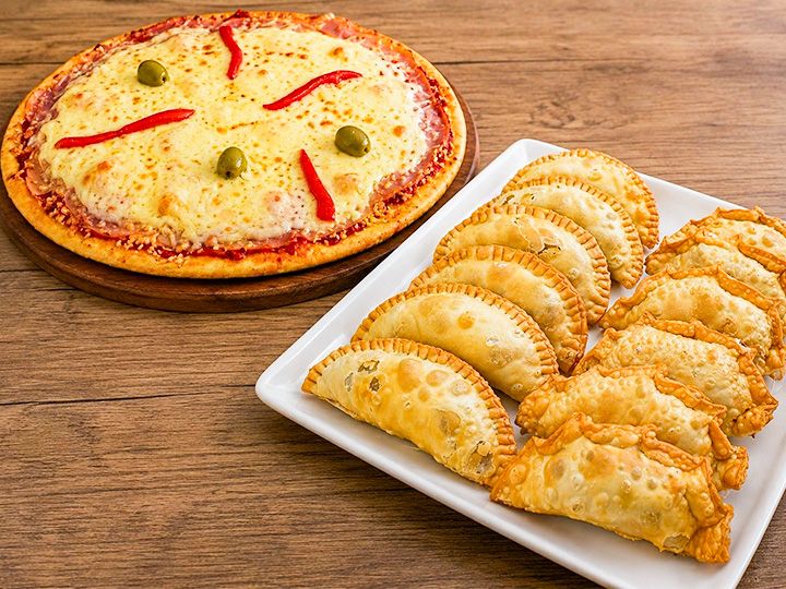 Pizza especial + docena de empanadas