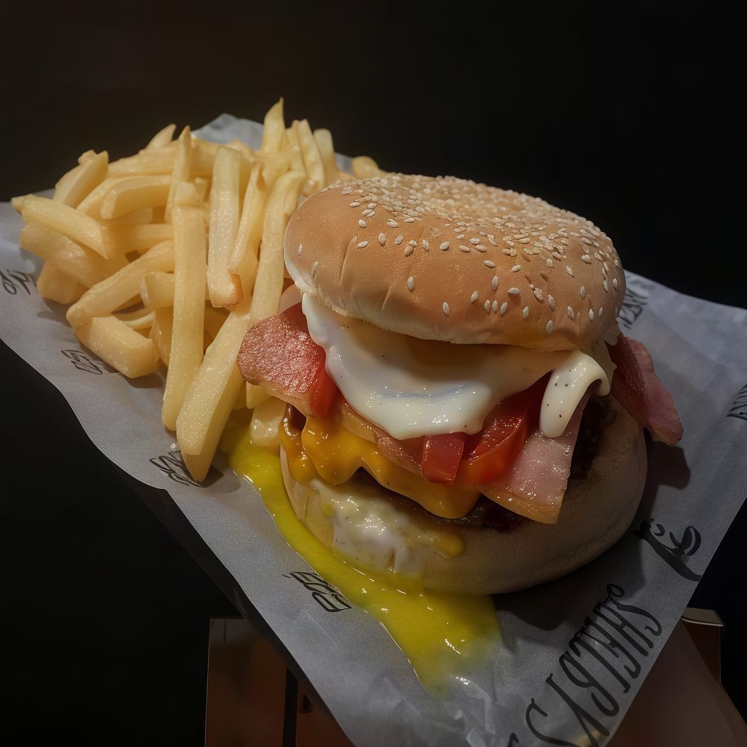 Hamburguesa Shelby + Papas