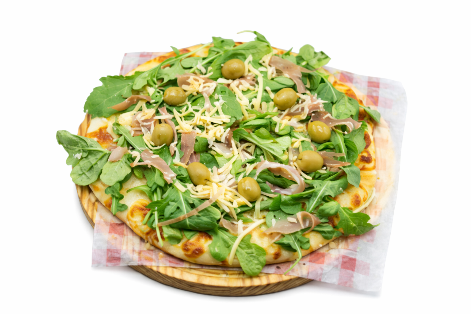 Pizza De Rúcula Y Jamon Crudo