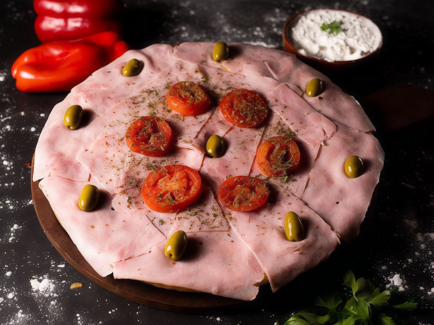 Pizza especial napolitana (4p)