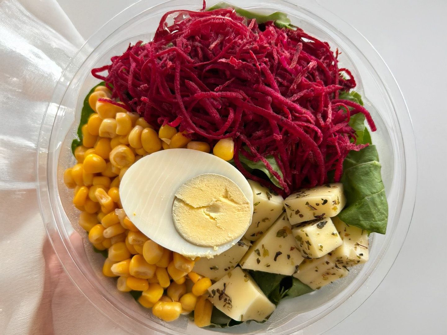 Ensalada remolacha y choclo