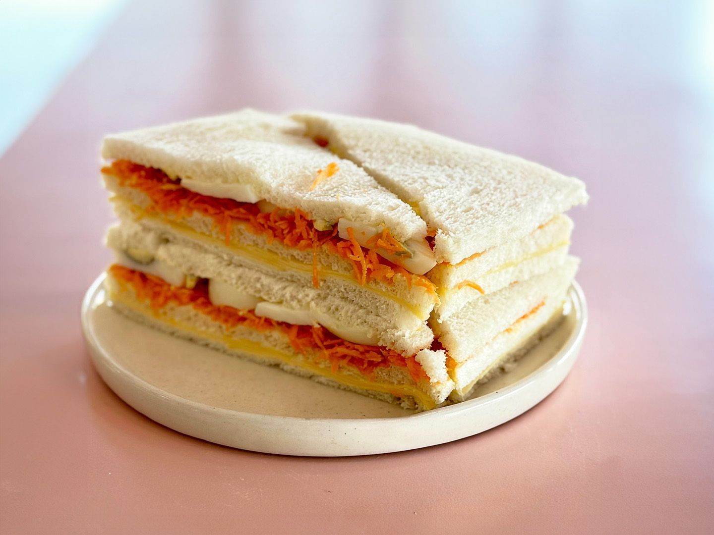 Sándwich miga veggie x 4 un.