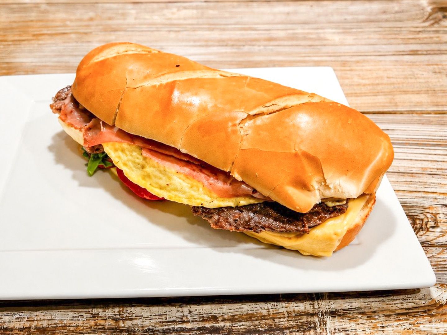 Sándwich de lomo.