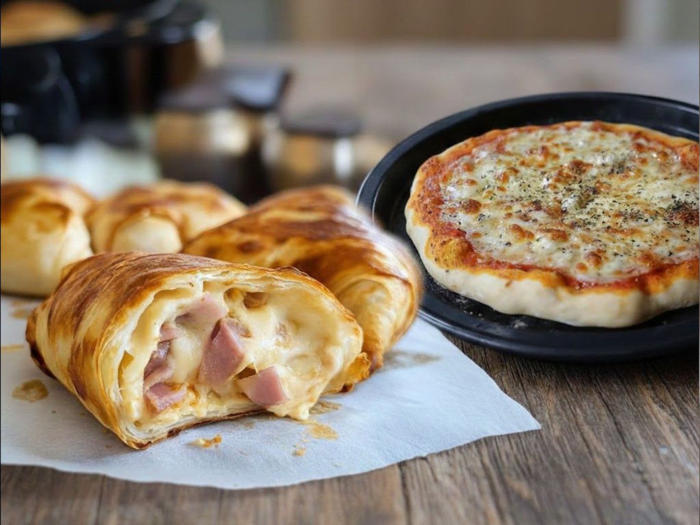 Promo pizza muzza+ 6 empanadas