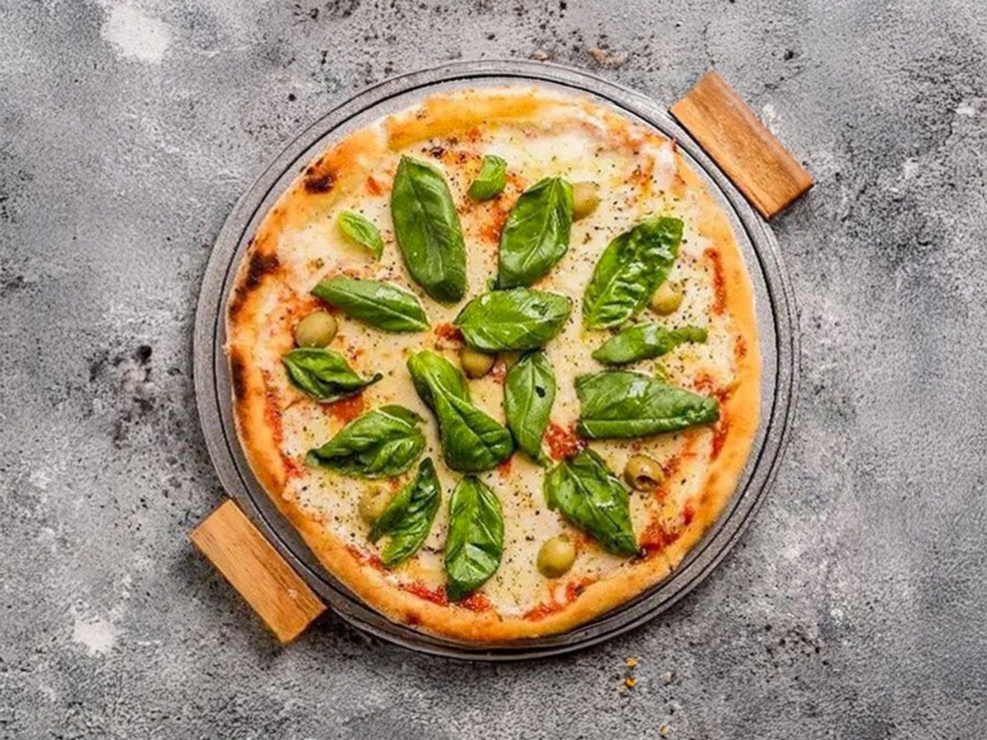 Pizzeta margarita 4p