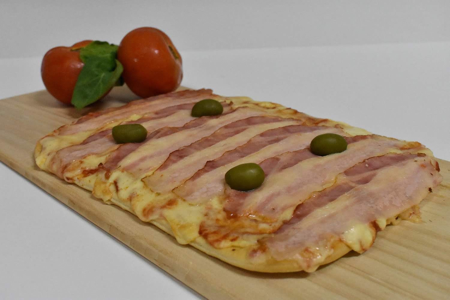 Pizza Con Panceta Ahumada