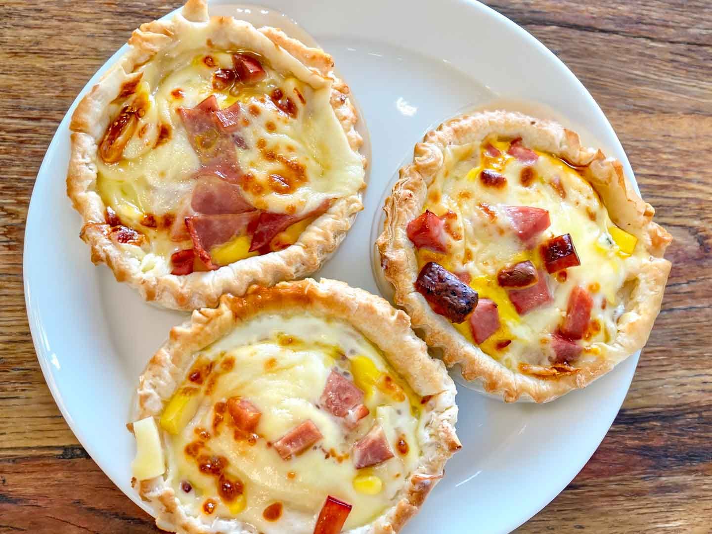 Tarteletas de jamón y queso x 2 unidades