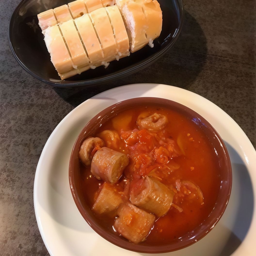 Salchicha parrillera en salsa
