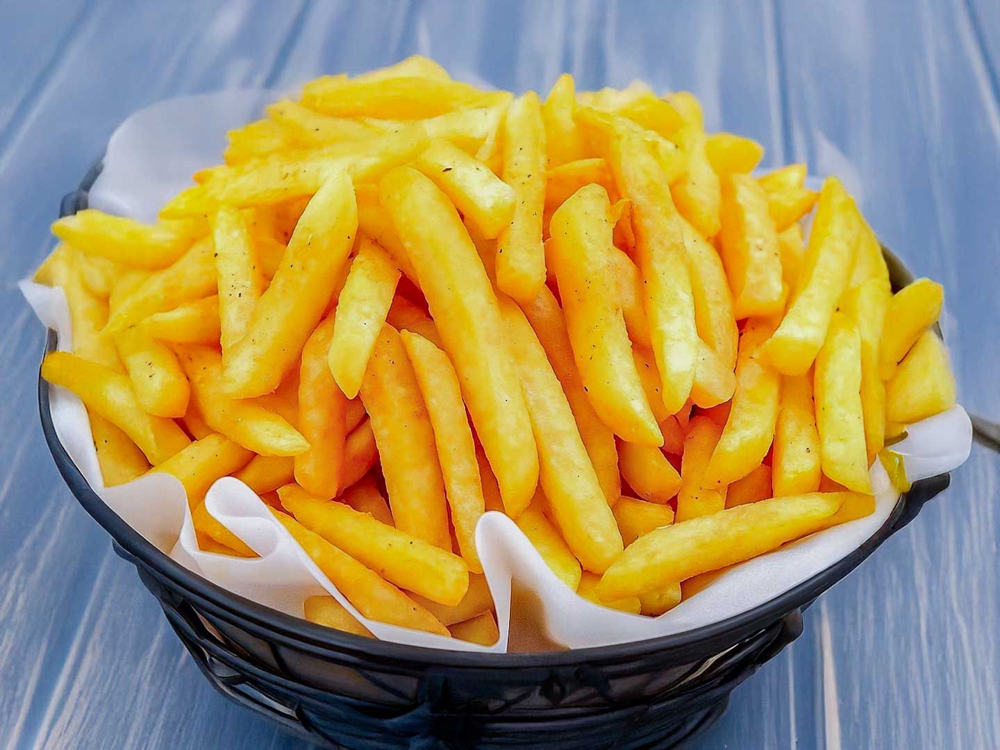 Porción de papas frita grandes