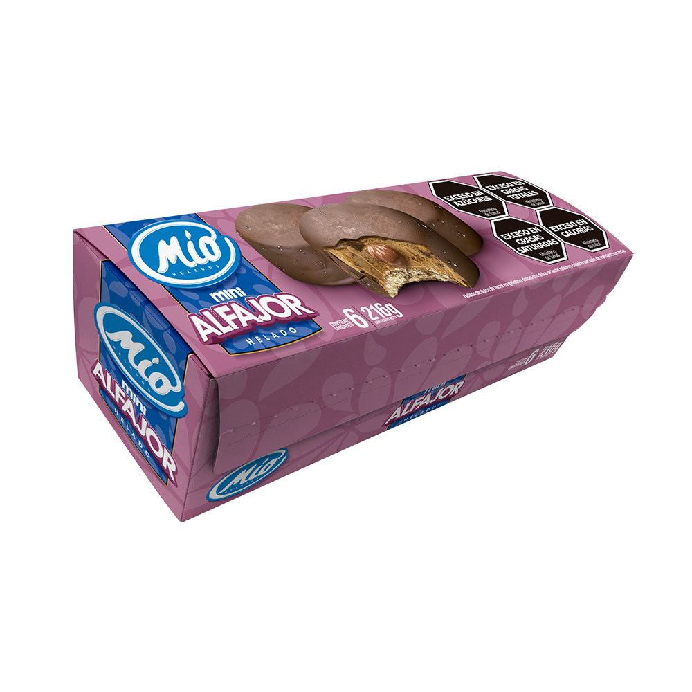 Mini alfajor por 6 unidades