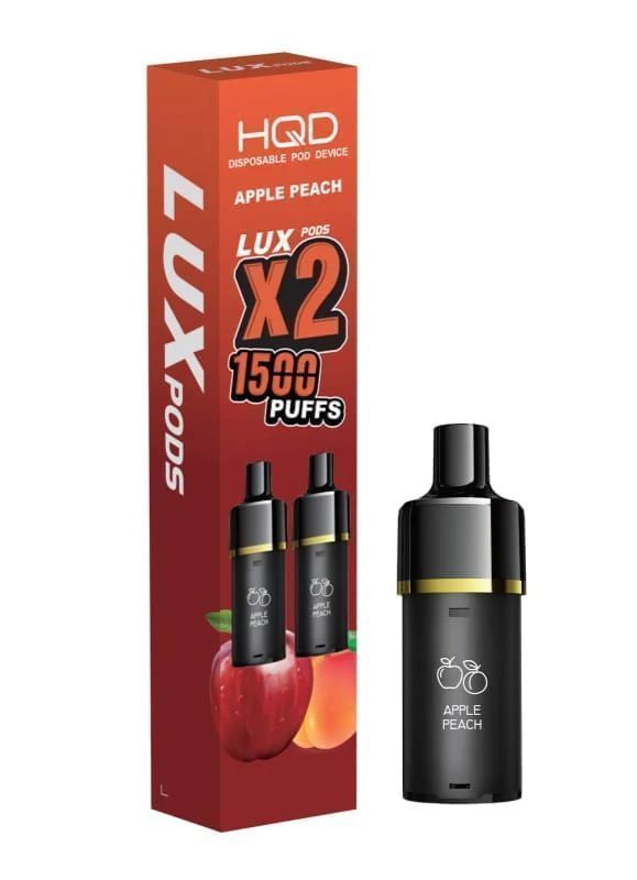 Hqd Lux Starter Kit Pod Apple Peach 1 Unidad