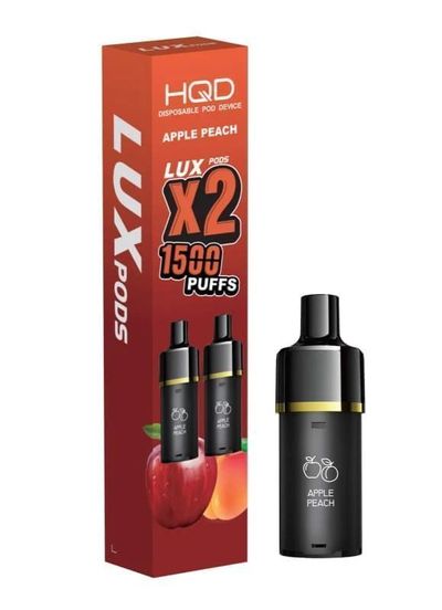 Hqd Lux Starter Kit Pod Apple Peach 1 Unidad