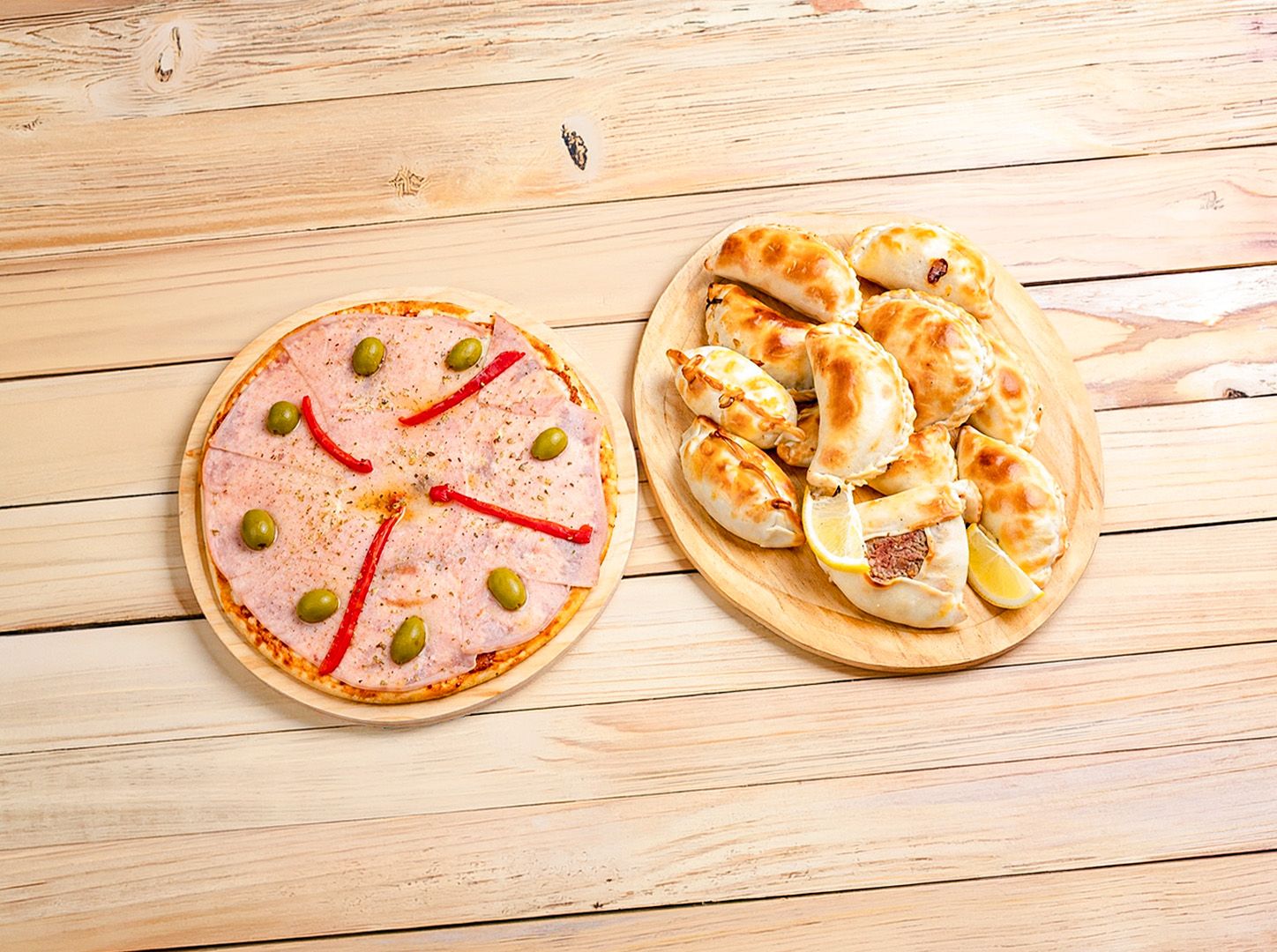 Pizza Especial +6 Empanadas