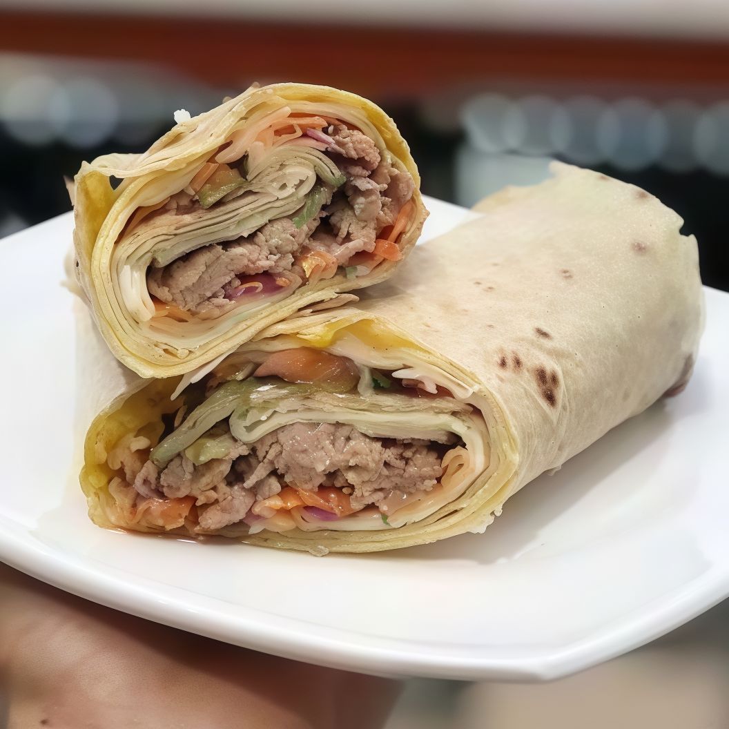 Wraps de cerdo