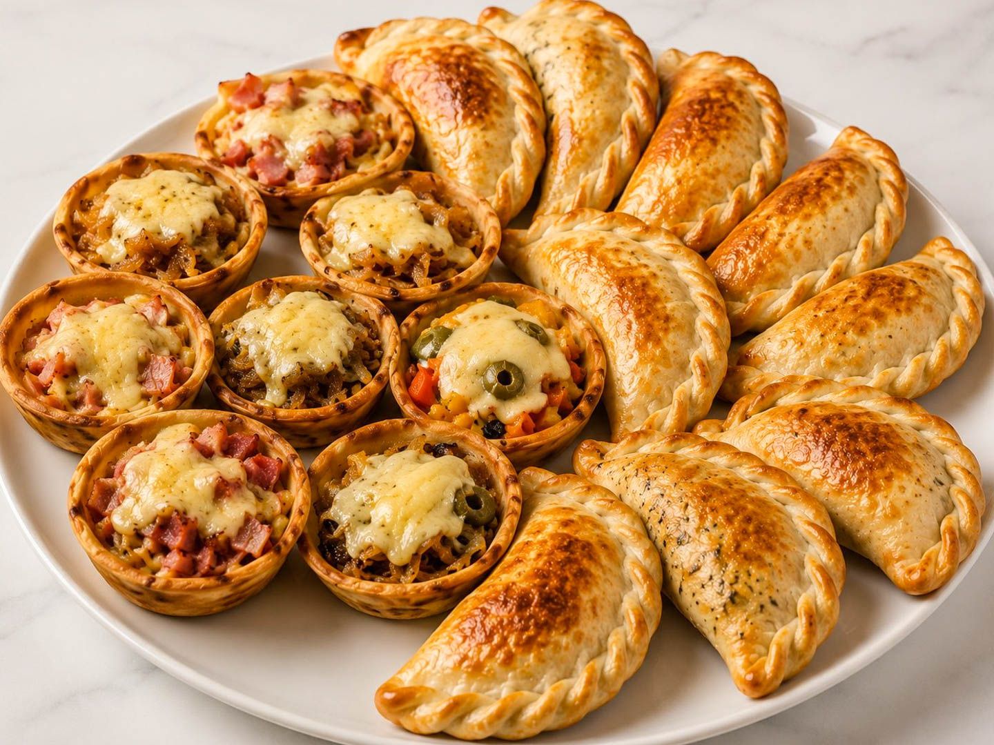 Docena de canastas y empanadas a elecc.