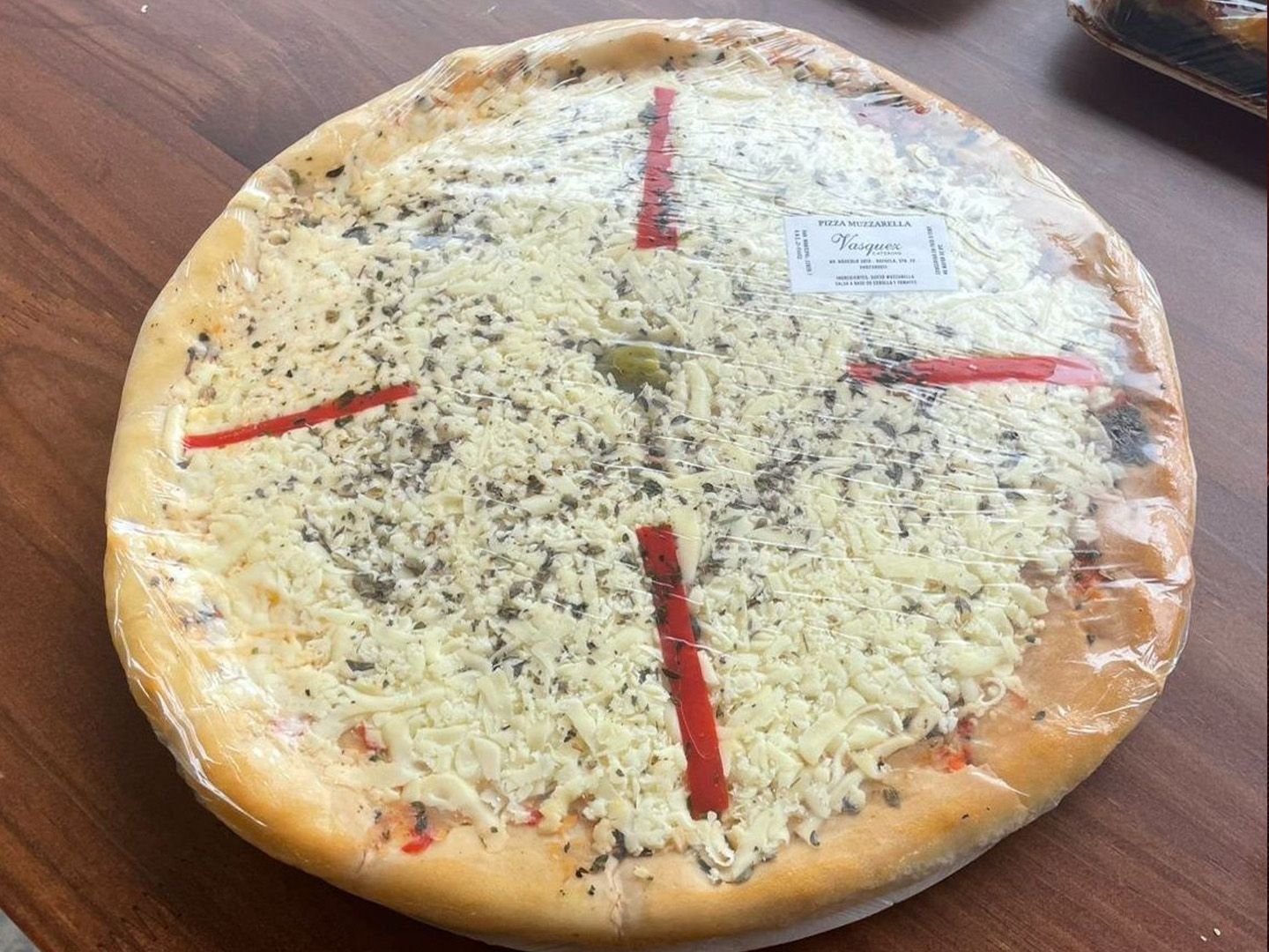 Pizza de mozzarella
