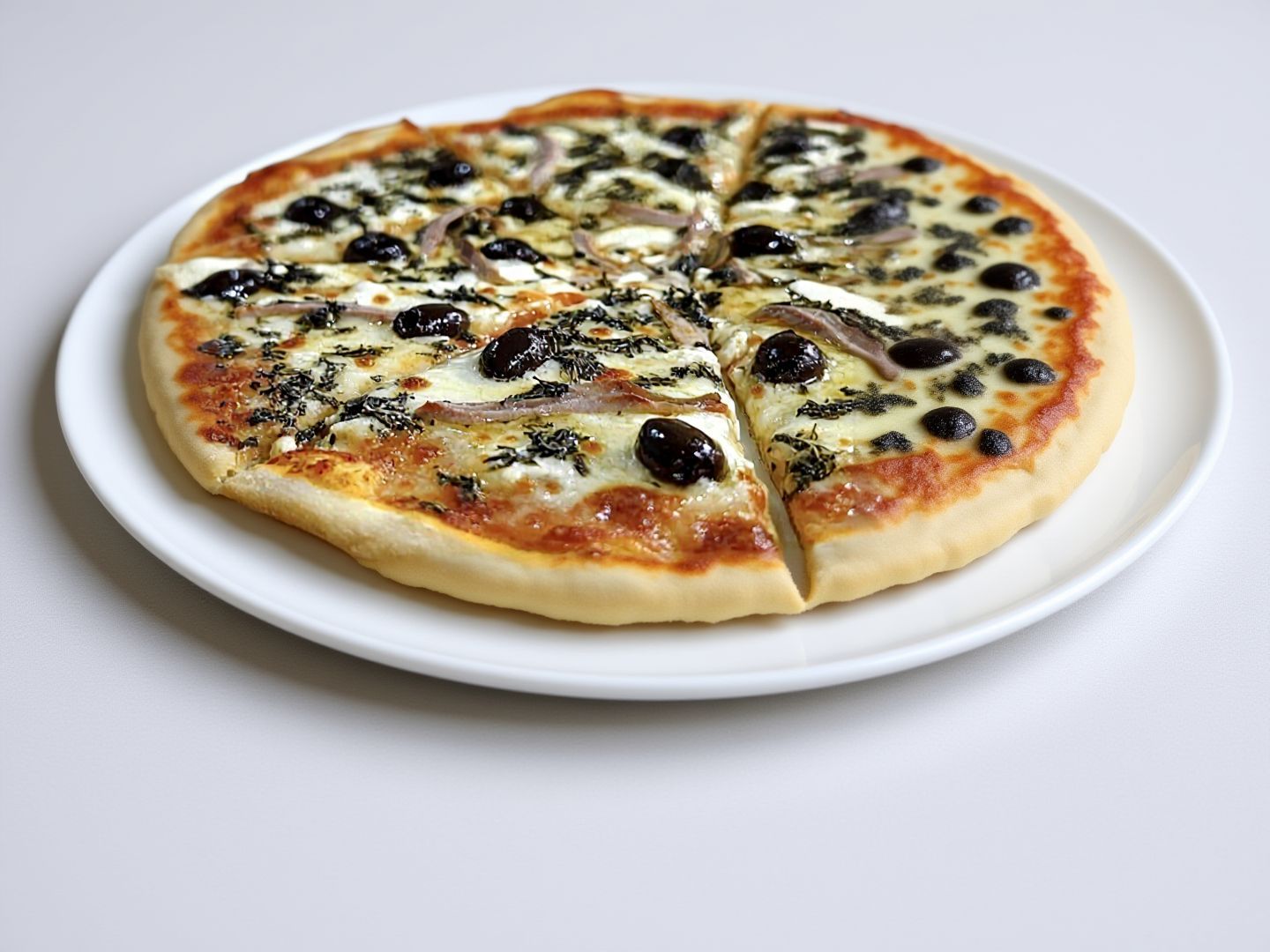 Pizza especial de anchoas 4p