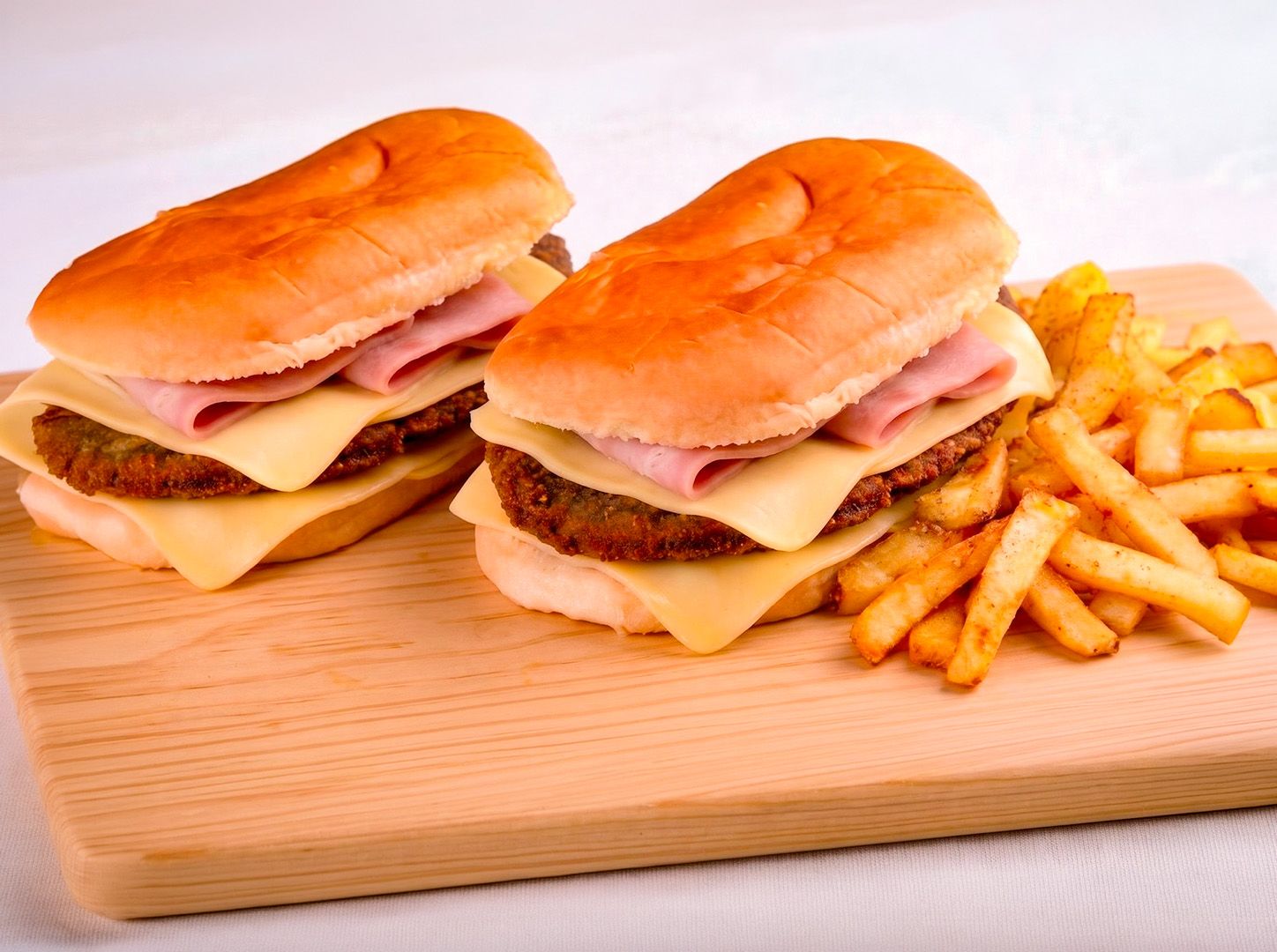 2 x sándwich de milanesa simple