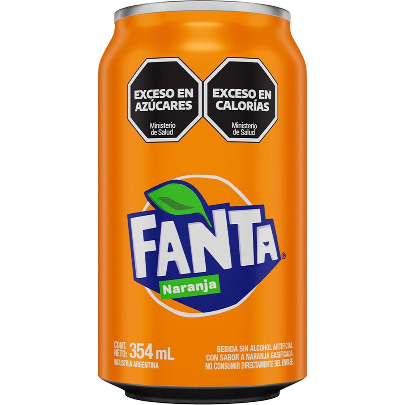 Gaseosa Fanta Naranja 354 ml