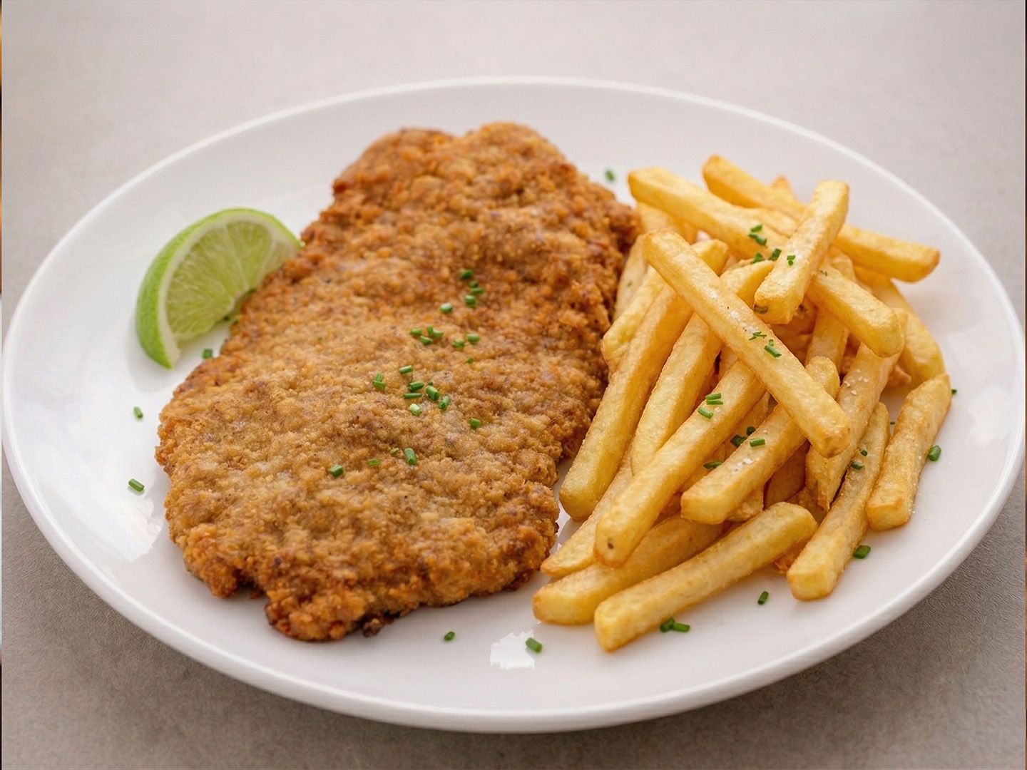 Milanesa de ternera simple