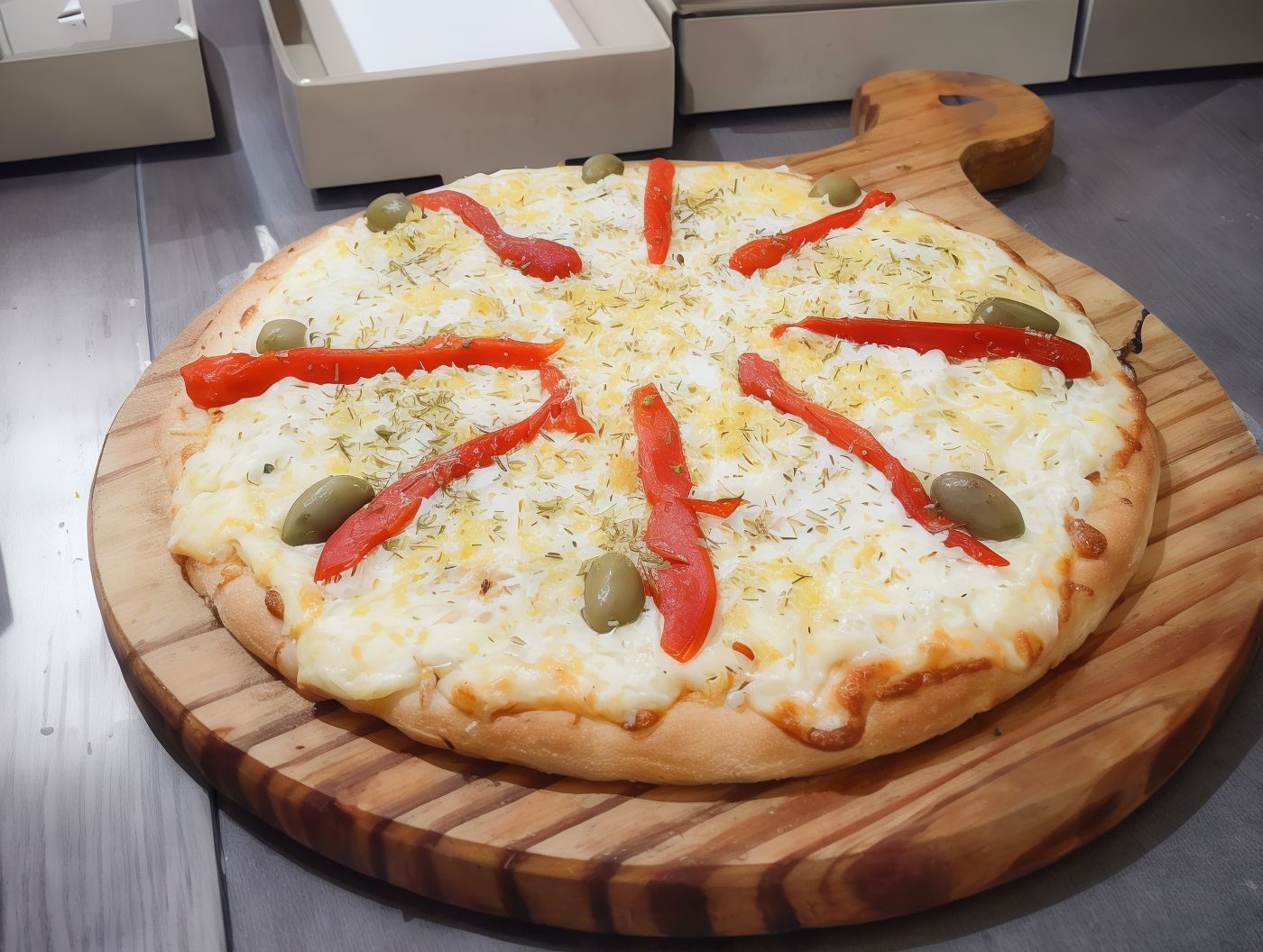 Pizzeta Muzzarella Con Huevo