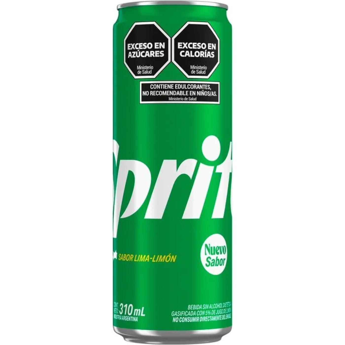 Gaseosa sprite 310 ml