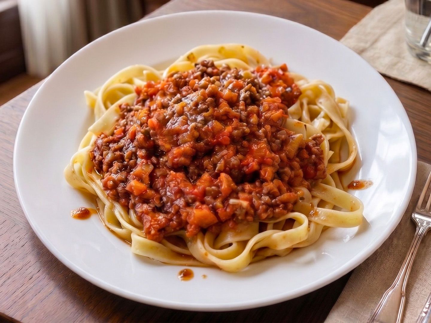 Spaghettis a la bolognesa