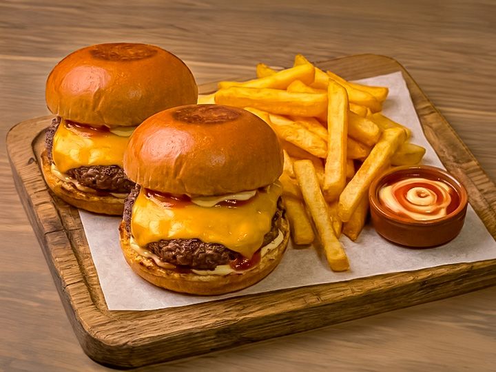 2x hamburguesas simples