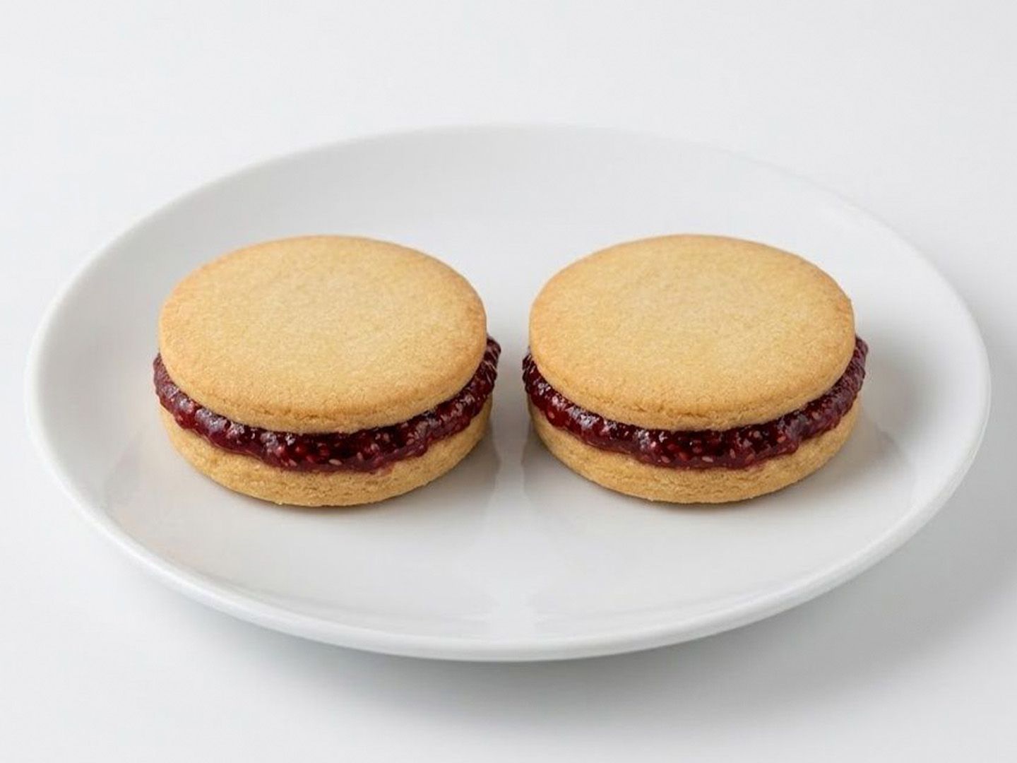 2 alfajores de frutas