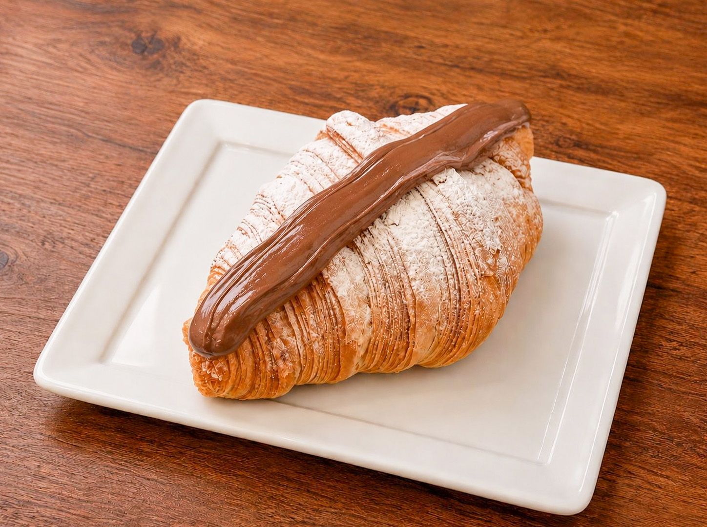 Croissant con nutella